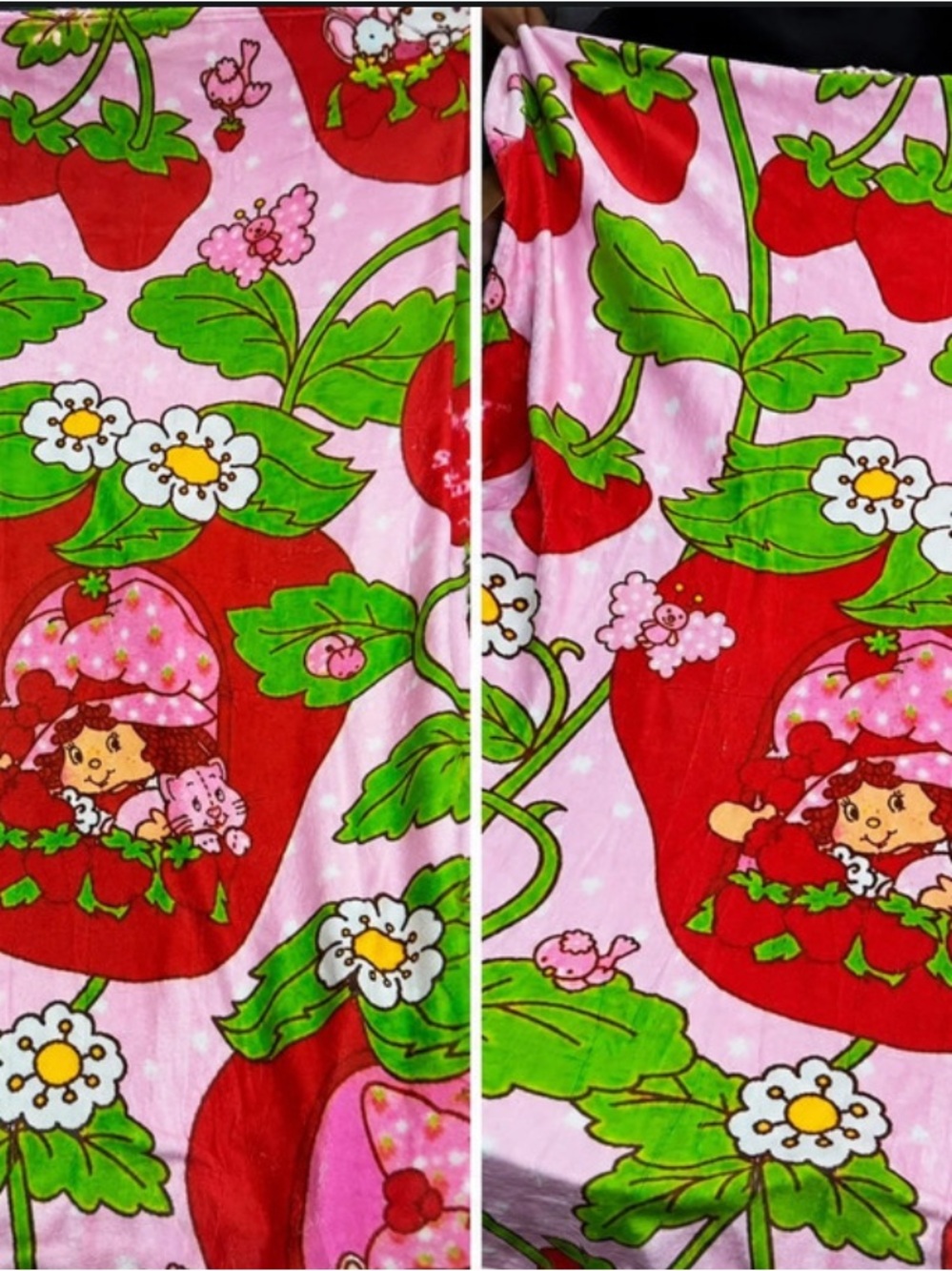 Strawberry Shortcake x My Melody Throw Blanket | Brand New
